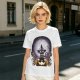 Halloween Black Cat Witch Jack-o'-lantern Graphic T-Shirt