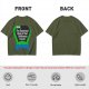Olive T-Shirt With Dinosaur Graphic And Self Belief Text