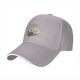 Black baseball cap with 'Make Coffee Not War' graphic print
