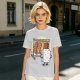 Olive T-Shirt With Funny Sushi Laundry Rack Graphic