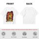 Olive T-Shirt With Fiery Skull Warrior Graphic Print
