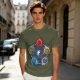 Dungeons and Dragons Elemental Dice Yin Yang Graphic T-Shirt