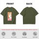 Olive Green T-Shirt With Grumpy Cat 'NOPE' Propaganda Print