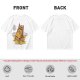 Olive T-Shirt With Cool Cat Lounging On Beach Chair Holding Drink