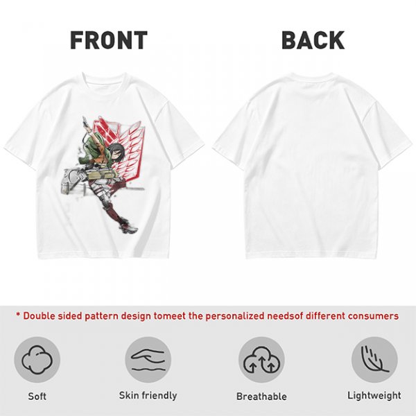 Attack on Titan Mikasa Ackerman Scout Regiment Graphic T-Shirt