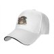 Black baseball cap with Christmas Totoro bus stop print