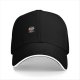 Black baseball cap with cute vampire bat graphic