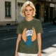 Olive T-Shirt With Funny Fortune Cookie 'Nope Not Today' Print