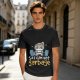 Olive T-Shirt with Raccoon Lifting Weights 'So I Can Eat Garbage' Print