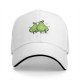 Black Baseball Cap With Funny Cartoon Pears Graphic