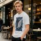 Olive T-Shirt With Attack on Titan Survey Corps Wings Print