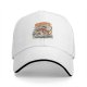 Black baseball cap with giant octopus attacking ocean waves graphic