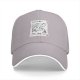Black baseball cap with funny Santa note print about gift delays