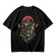 Olive T-Shirt With Dark Fantasy Villain Character Art Print