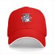 Black baseball cap with angry cartoon wolf graphic and I SAID text