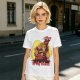 Olive T-Shirt With One Piece Anime Crew 'In My Island' Print