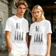 Olive T-Shirt With Anime Characters Crossing Crosswalk Print