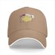 Black Baseball Cap With Saitama 'Ok' Meme Graphic Print