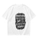 Olive T-Shirt With Funny Manifesting Snacks Success Quote Print