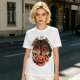 Olive Halloween Trick or Treat Skull Jack-o'-lantern Graphic T-Shirt