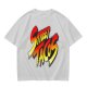 Olive Green T-Shirt With Street Tacos Gradient Graphic Print