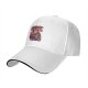 Black Baseball Cap With Retro Cartoon Character Graphic Print
