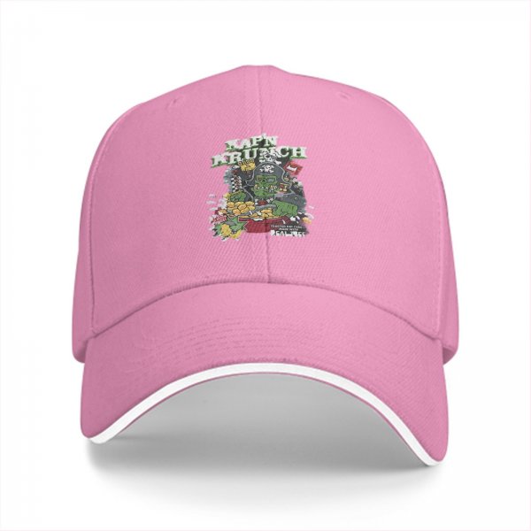 Black baseball cap with Kap'n Krunch graphic print