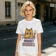 Olive T-Shirt With Cat Eating Snacks Frequent Snacks Print