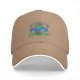 Black baseball cap with classic car and green character graphic