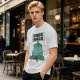 Olive T-Shirt With Free Hugs Monster Graphic Print