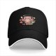 Black baseball cap with cute owl 'Owlways for snacks' print