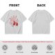 Olive T-Shirt With Krampus And Santa Graphic Print