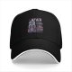 Black baseball cap with Papa's Pit BBQ graphic design