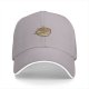 Black Baseball Cap With Ramen Bowl Graphic Design