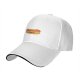 Black Baseball Cap With Cute Kawaii Hot Dog Graphic