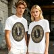 Olive T-Shirt With Thirteen Hour Clock Design