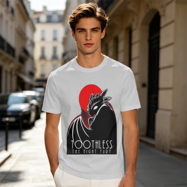 Toothless The Night Fury Dragon Graphic T-Shirt