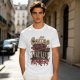 Coffee Makes Me Feel Less Murdery Graphic Olive T-Shirt