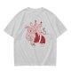 Olive T-Shirt With Krampus And Santa Graphic Print