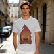 Olive T-Shirt With Cute Calcifer Fire Demon Print
