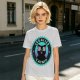 Olive T-Shirt with 'Legalize Catnip' Hypnotic Black Cat Graphic
