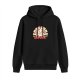Black Hoodie With Cheering Cat 'You're Doing Supurr!' Graphic