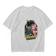 Olive green graphic t-shirt with 'Let's be Wicked Together' witch design