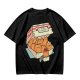 Olive T-Shirt With Kitten Nuggets Fried Chicken Box Graphic