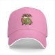 Black baseball cap with pizza time fighting pizza slices graphic