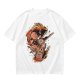 Olive T-shirt with Sushi Dragon Chopstick Art Print