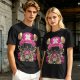 Olive T-Shirt with Tony Tony Chopper Lion Art Print