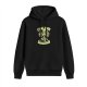 Black Hoodie with Online Ranting Sensation Microphone Graphic