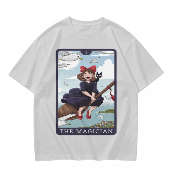 Olive T-Shirt Featuring Kiki's Delivery Service The Magician Tarot Art