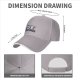 Black baseball cap with cute lying panda and 'NOTHING' print